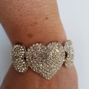 Triple Threat Heart Bracelet